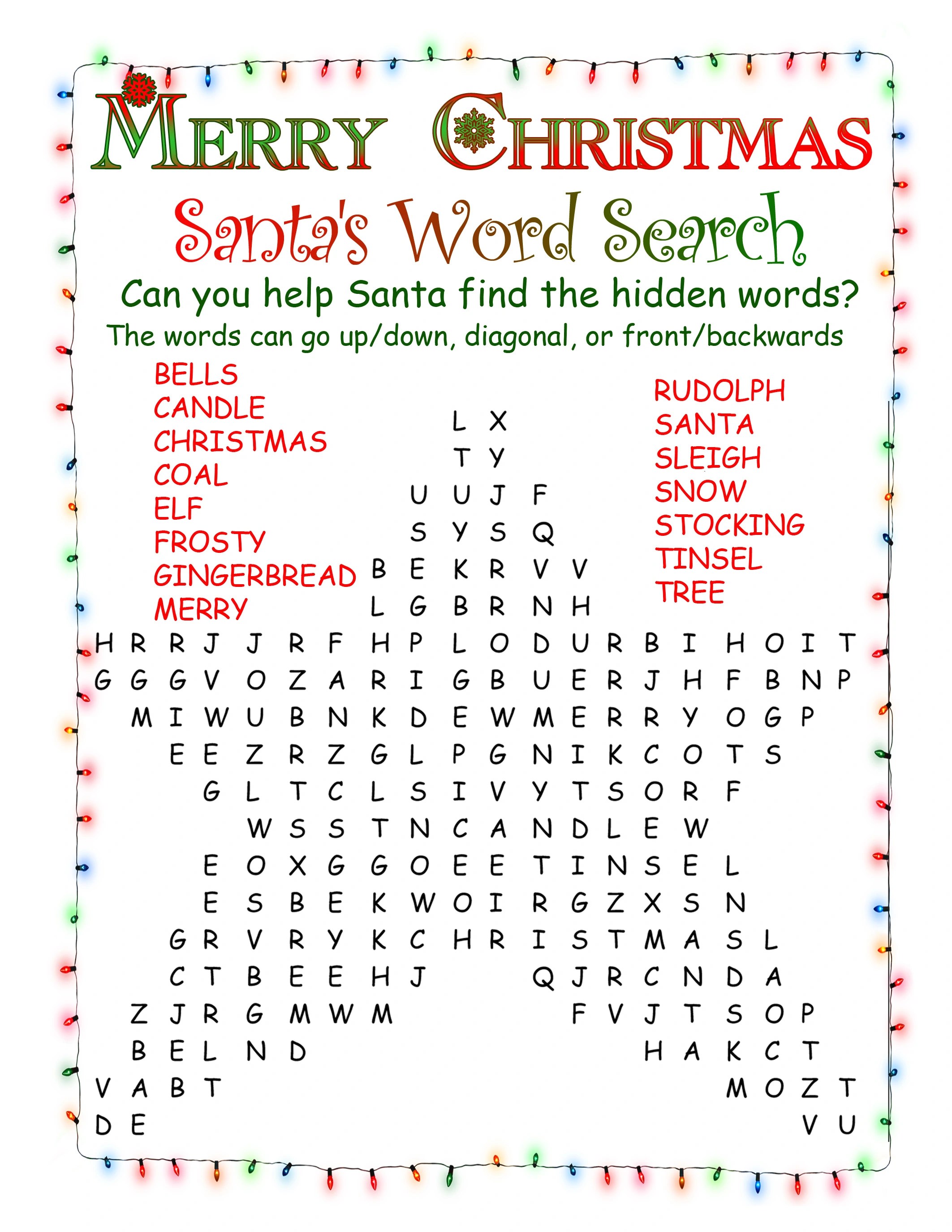 Printable Hard Word Searches - Printable World Holiday
