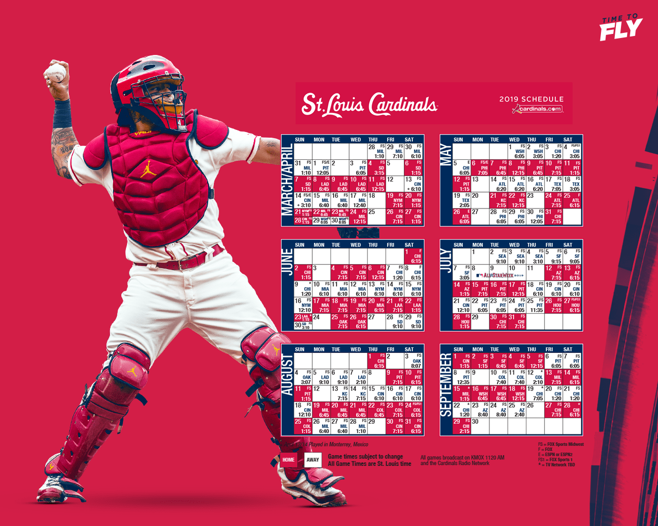 st louis cardinals schedule 2019 printable – PrintableTemplates