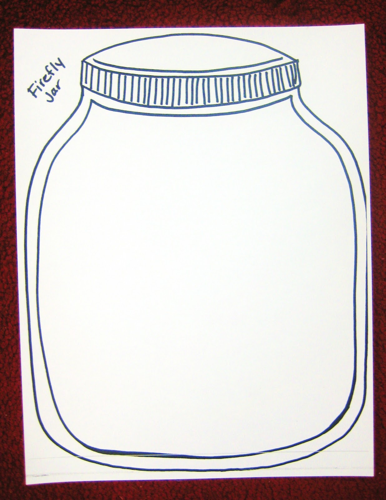 mason jar printable template PrintableTemplates