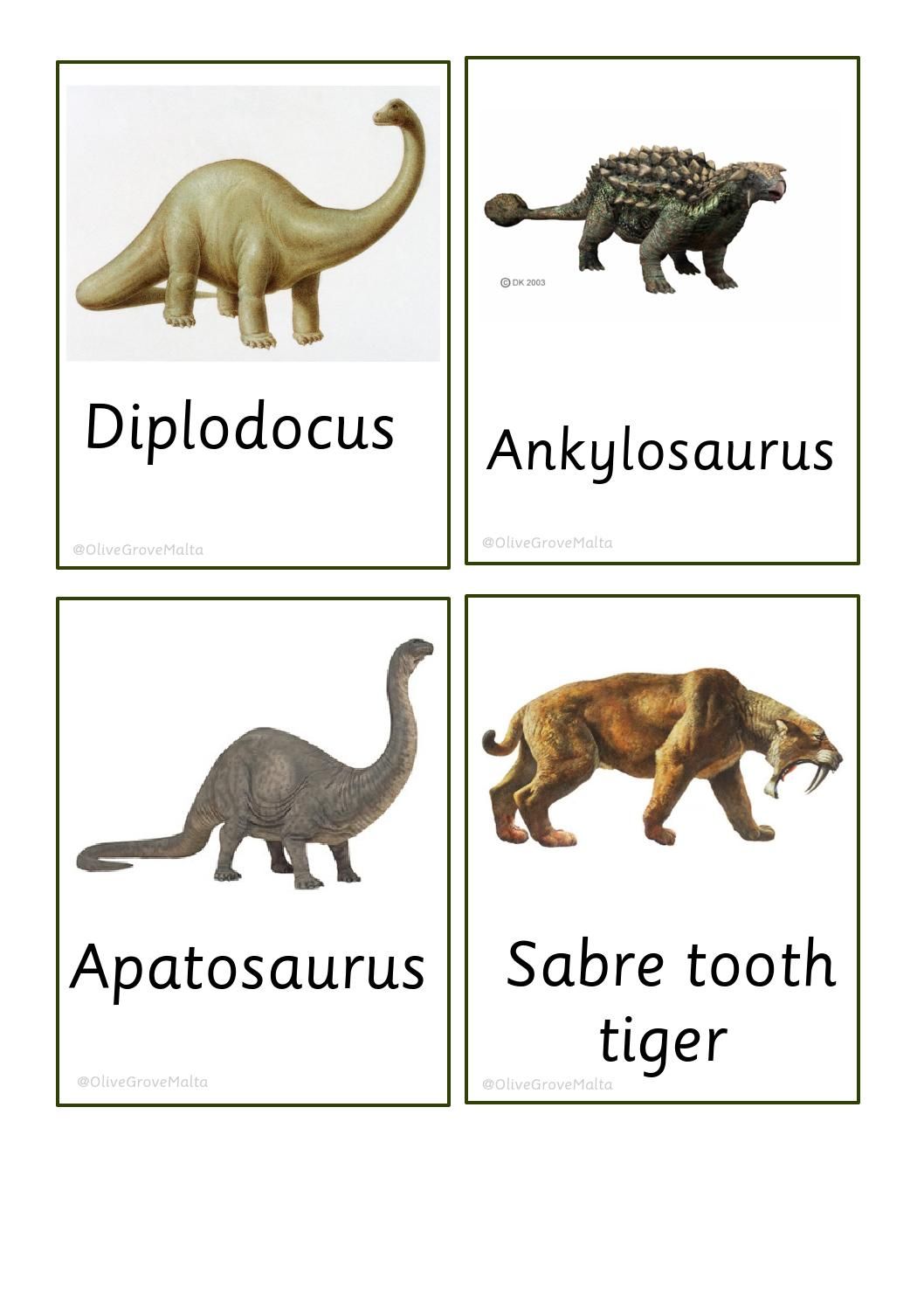 printable dinosaur pictures with names PrintableTemplates