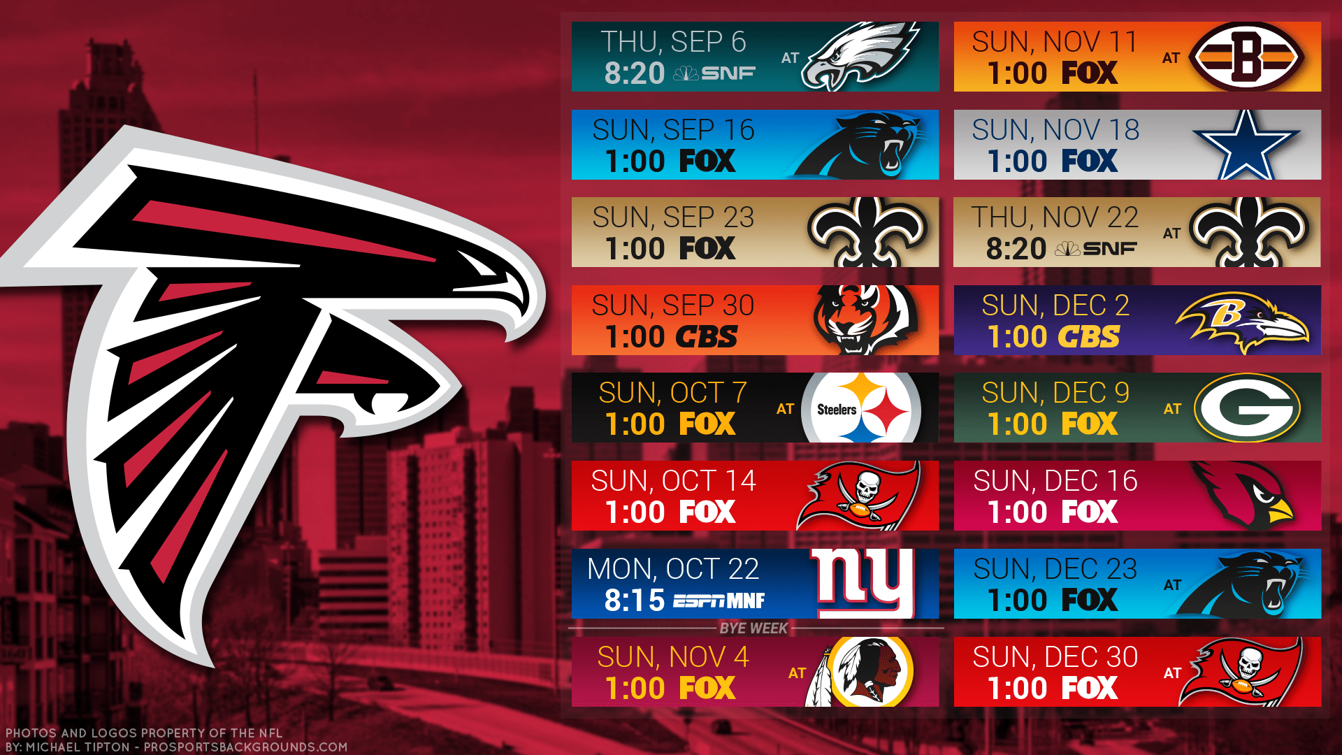 Printable Falcons Schedule - Customize and Print