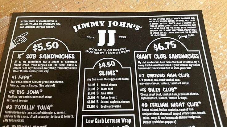 jimmy johns menu printable PrintableTemplates